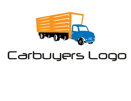 truck transportation logo