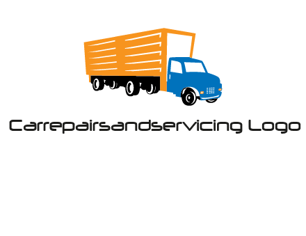 truck transportation logo