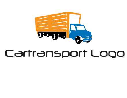 truck transportation logo
