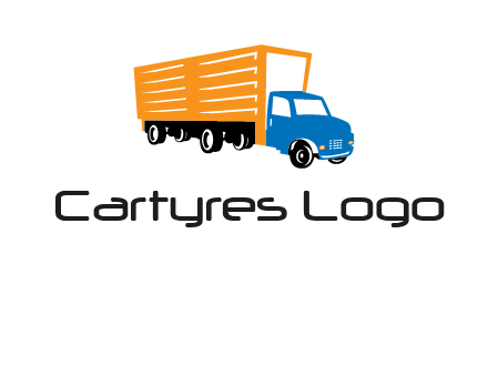 truck transportation logo