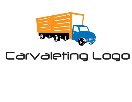 truck transportation logo