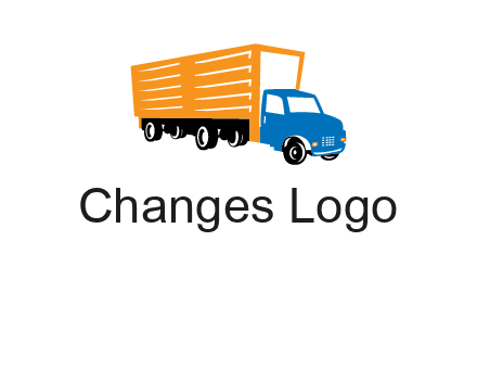 truck transportation logo