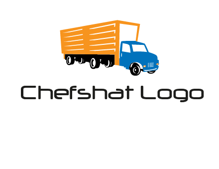 truck transportation logo