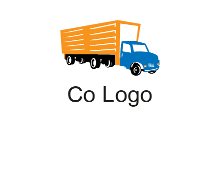 truck transportation logo