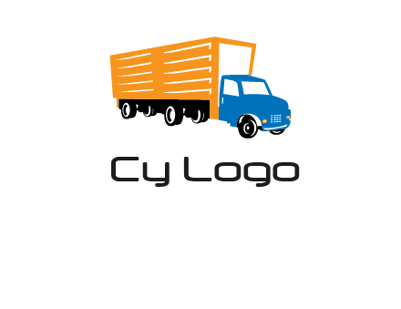 truck transportation logo