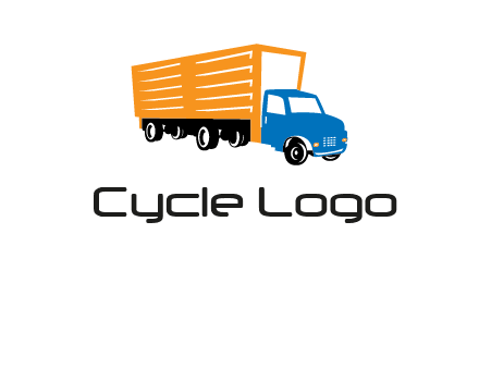 truck transportation logo