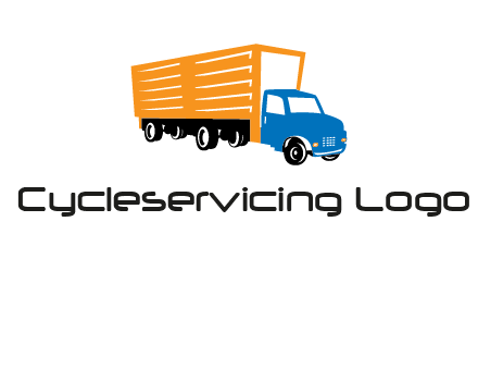 truck transportation logo