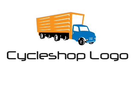 truck transportation logo