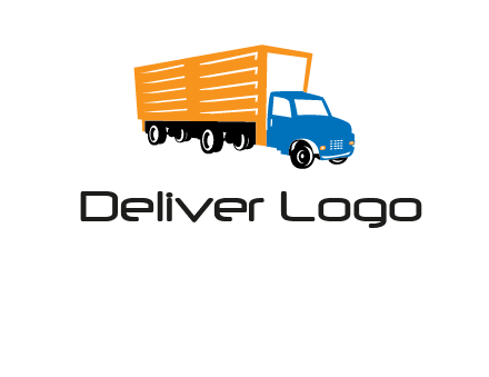 truck transportation logo