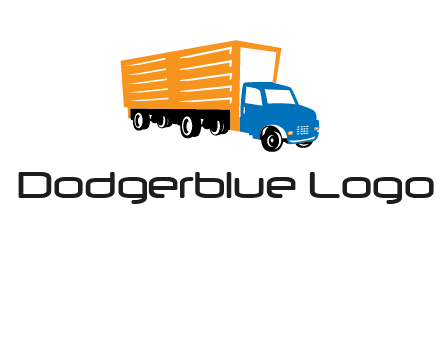 truck transportation logo