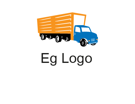 truck transportation logo