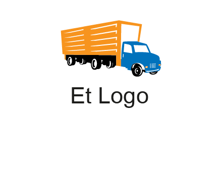 truck transportation logo