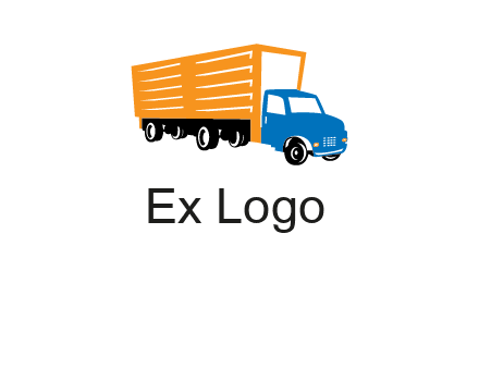 truck transportation logo