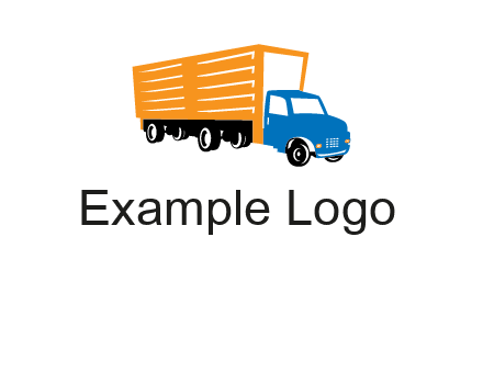 truck transportation logo