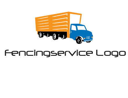 truck transportation logo