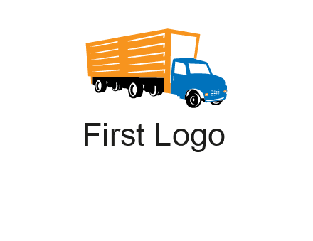 truck transportation logo