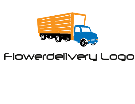 truck transportation logo