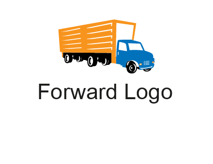 truck transportation logo