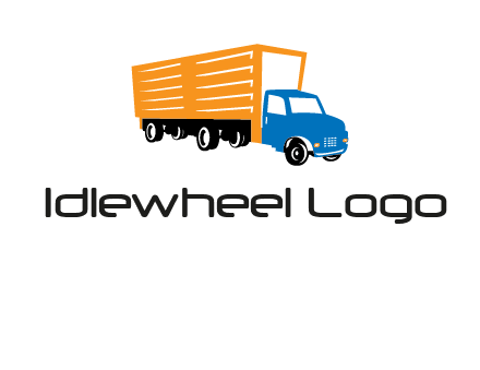 truck transportation logo