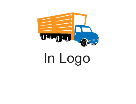 truck transportation logo