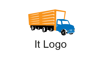 truck transportation logo