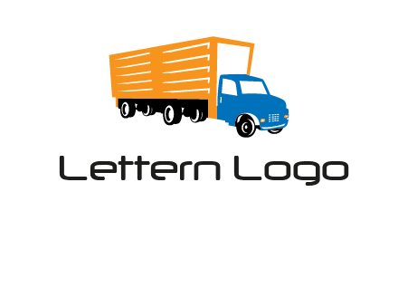 truck transportation logo