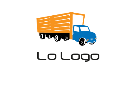 truck transportation logo