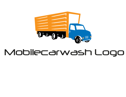 truck transportation logo