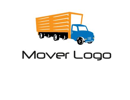 truck transportation logo