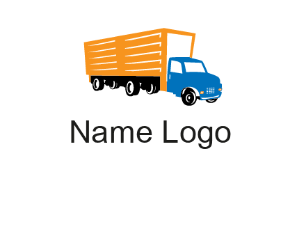 truck transportation logo