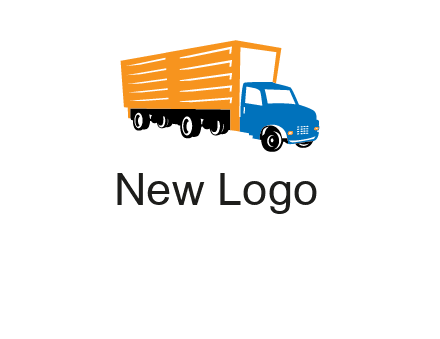 truck transportation logo