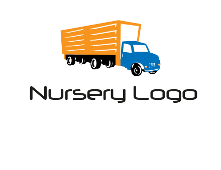 truck transportation logo