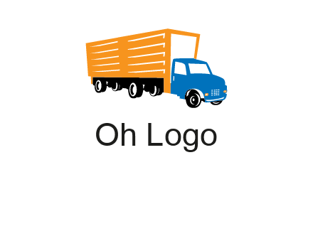 truck transportation logo