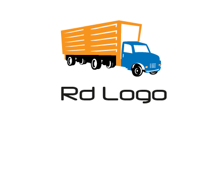 truck transportation logo