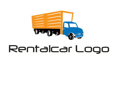 truck transportation logo