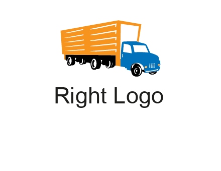 truck transportation logo