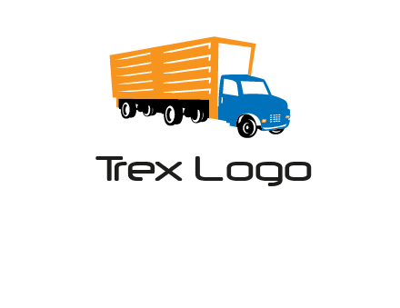 truck transportation logo