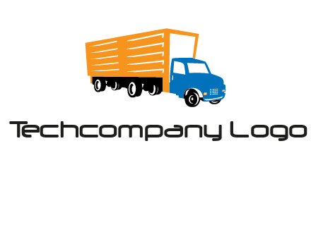 truck transportation logo