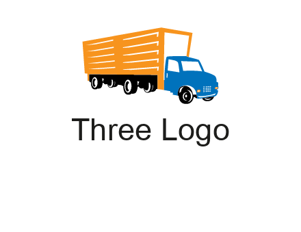 truck transportation logo