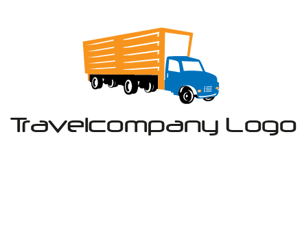 truck transportation logo