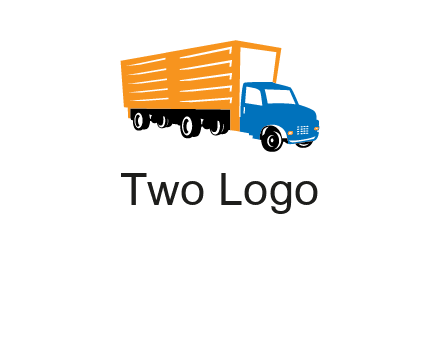truck transportation logo