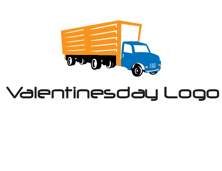 truck transportation logo