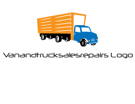 truck transportation logo