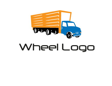 truck transportation logo