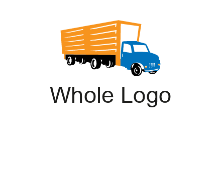 truck transportation logo