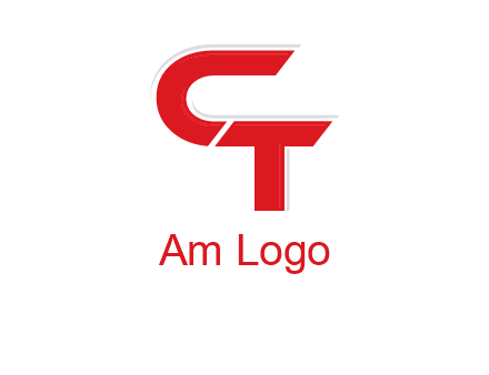 letter C joining letter T