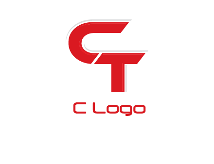letter C joining letter T