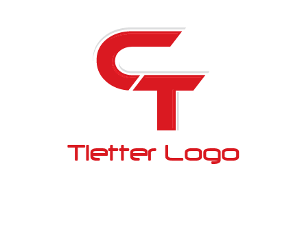 letter C joining letter T