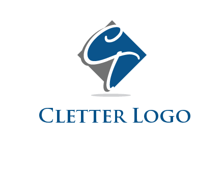 Letters CT are in rhombus logo