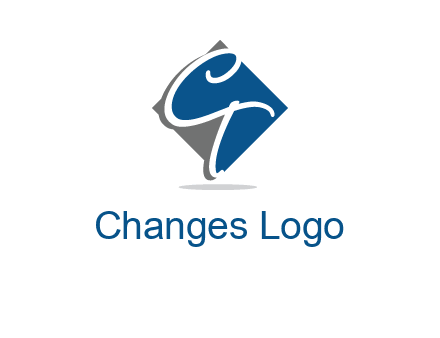 Letters CT are in rhombus logo